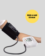 Taşınabilir Pil ve USB Girişli Tansiyon Aleti - Görsel 2