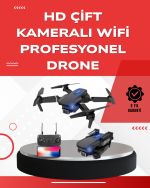 2.4G 4CH Katlanabilir Drone 100 Metre Uçuş Mesafeli - Görsel 5