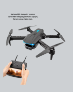 2.4G 4CH Katlanabilir Drone 100 Metre Uçuş Mesafeli - Görsel 2