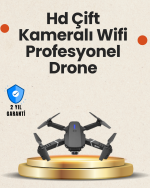 Yükseklik Sabitlemeli Katlanabilir Drone 1080P 4K Kamera Seçenekli - Görsel 5