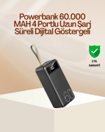 Tüm Cihazlara Uyumlu Çoklu Çıkışlı Powerbank - Görsel 5