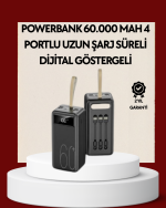 4 Çıkışlı Hızlı Şarj Destekli Powerbank - Görsel 5