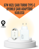 67W Hızlı Şarj Cihazı Yüksek Isı Dayanımlı Type-C Set - Görsel 5