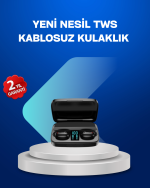 A10s TWS Bluetooth 5.0 Kablosuz Kulaklık 1800 mAh Şarj Kutulu - Görsel 5