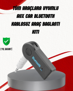 Eller Serbest Özellikli Bluetooth AUX Araç Kiti - Görsel 5