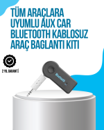 Araç İçi Bluetooth AUX Müzik ve Telefon Görüşmesi Adaptörü - Görsel 5