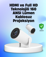4K Uyumlu 130 İnç Full HD Projeksiyon Cihazı ve Kablosuz Aktarım Özelliği - Görsel 5