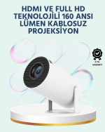 160 ANSI Lümen Parlaklığa Sahip Geniş Ekran Projeksiyon - Görsel 5