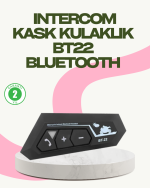 Bluetooth 5.0 EDR Kask Kulaklık Yüksek Ses Kalitesi ve Gürültü Önleme - Görsel 5