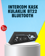 BT22 Motosiklet Kask İçi Bluetooth Kulaklık İnterkom Destekli - Görsel 5