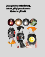 Taşınabilir Çok Amaçlı LED Işıklı Anahtarlık - Görsel 4