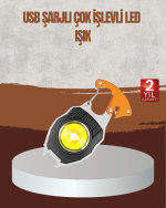 Taşınabilir Çok Amaçlı LED Işıklı Anahtarlık - Görsel 5