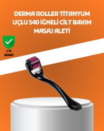 540 İğneli Titanyum Dermaroller Profesyonel Ev Tipi Cilt Yenileme Aparatı - Görsel 5