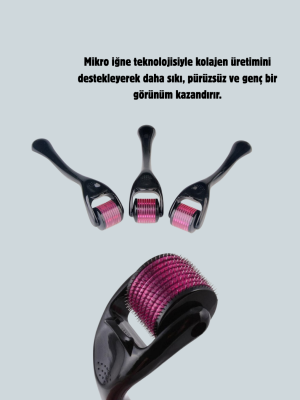 Dermaroller 1 mm Akne İzleri ve Çatlak Giderici Cilt Bakım Aleti