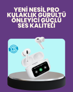 Tüm Telefonlarla Uyumlu ANC Özellikli Dokunmatik Bluetooth Kulaklık - Görsel 5