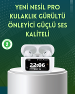Yüksek Bass ve Güçlü Ses Özellikli Akıllı Bluetooth Kulaklık Dokunmatik Kontrol - Görsel 5