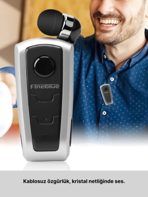 Ergonomik Tasarımlı Fineblue F910 Titreşimli Bluetooth Kulaklık