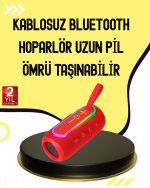 Uzun Pil Ömürlü Bluetooth 5.1 Hoparlör - Görsel 5