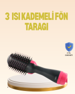 3 Isı Kademeli 1200W Saç Şekillendirme Fırçası. - Görsel 5