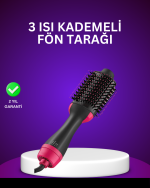 Negatif İyon Teknolojili Saç Kurutma ve Şekillendirme Fırçası - Görsel 5