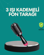 Kurutmalı Saç Şekillendirici Fönlü Fırça 1200 Watt Güç - Görsel 5