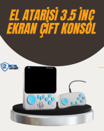 İki Kişilik Oyun Deneyimi Sunan Taşınabilir Retro Konsol - Görsel 5