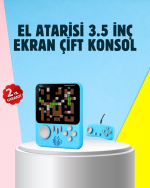 666 Klasik Oyunlu Mini Retro Konsol – Büyük Ekran Desteği - Görsel 5