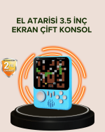 TV Bağlantılı Çift Oyunculu Şarjlı Retro Gamepad Seti - Görsel 5