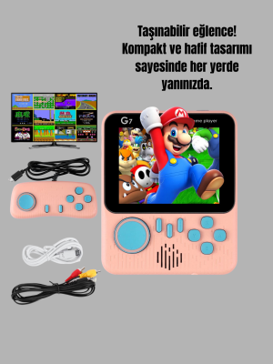 TV Bağlantılı Çift Oyunculu Şarjlı Retro Gamepad Seti