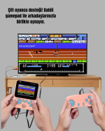 3.5 İnç LCD Ekranlı 666 Oyunlu Taşınabilir Retro Oyun Konsolu - Görsel 3