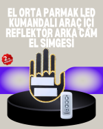 A Kalite Uzaktan Kumandalı LED Park Uyarı Işığı El Figürlü Model - Görsel 5