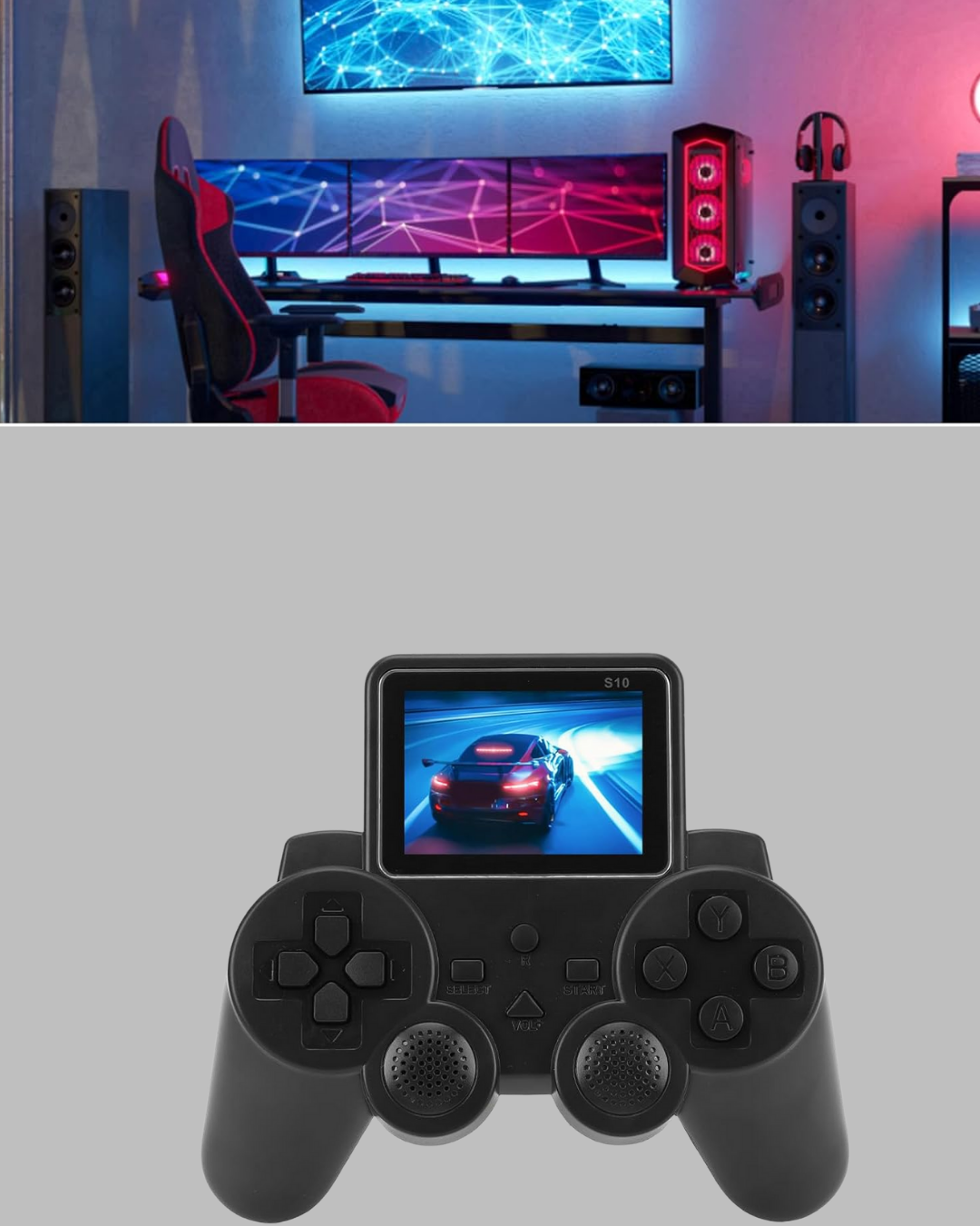 1210883_7-51.png HDMI TV Bağlantılı Orijinal S10 Gamepad 520 Oyunlu 2025 Seri Oyun Konsolu - Görsel 1
