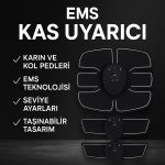 EMS Kas Yapma ve Yağ Yakma Cihazı Titreşimli 2025 Orijinal Spor Aleti