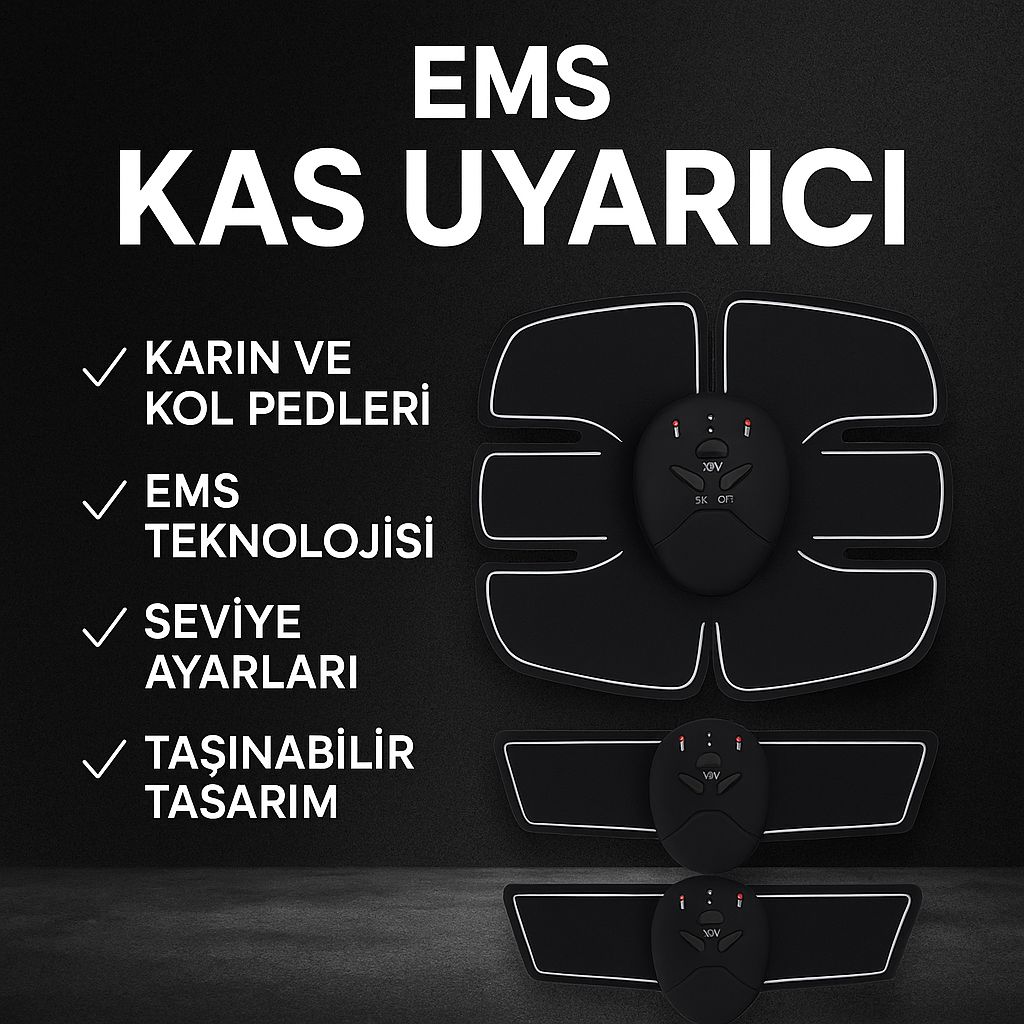 1210898_da9fa39a-d34f-4142-8c79-059de04f812b.jpg Titreşimli EMS Spor ve Fitness Cihazı Karın Kası Kol Bacak 2025 Model - Görsel 1