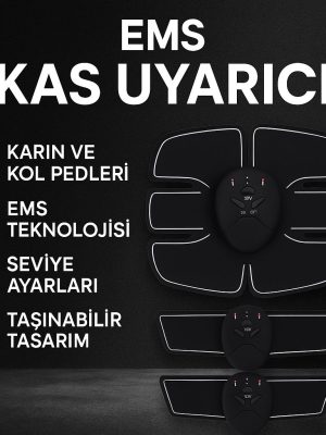Titreşimli EMS Spor Aleti Karın Kol ve Bacak Kas Yapma Cihazı 2025 Model