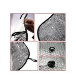Araç Ön Cam Güneşlik UV ve Isı Koruma Katlanabilir Toyota Corolla Skoda Superb Dacia Duster Ford Focus - Görsel 4
