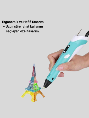 Yaratıcı Çizim ve Modelleme İçin Profesyonel 3D Yazıcı Kalem