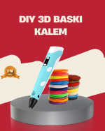 Çocuklar İçin Güvenli 3D Yazıcı Kalem - Görsel 5