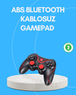 Uzun Pil Ömürlü Kablosuz Oyun Kumandası PC Telefon Tablet İçin - Görsel 5