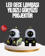 Çocuk Odası İçin Müzikli ve Işıklı Robot Projektör - Görsel 5