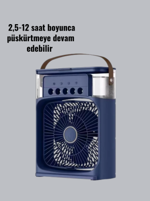 Enerji Tasarruflu Sessiz Çalışan Taşınabilir Soğutma Fanı