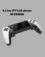 Tüm Klasik Oyunları Destekleyen 64GB Taşınabilir Konsol