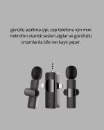 Mobil Uyumlu Mikrofon - Dış Mekân İçin İdeal - Görsel 2