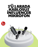 Çok Yönlü Mikrofon - Net Ses, Uzun Pil - Görsel 5