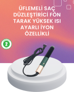 Termal Koruma Sistemli Çok Fonksiyonlu Saç Şekillendirme Cihazı - Görsel 5