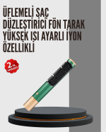 360° Döner Kablolu Kompakt Saç Şekillendirme Seti - Görsel 5
