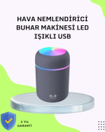 Taşınabilir Hava Nemlendirici – Renkli Işık ve USB Bağlantı - Görsel 5