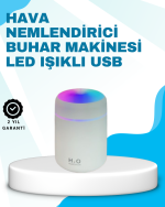 LED Işıklı Sessiz Masaüstü Nemlendirici – 3 Buhar Modu - Görsel 5