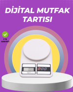 Beyaz Plastik Dijital Mutfak Tartısı – 24x16.8x1.5cm - Görsel 5