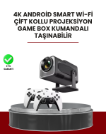 Taşınabilir Full HD Projektör - 1 GB RAM, 8 GB Hafıza - Görsel 5